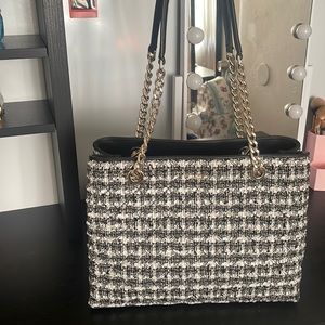 Kate spade Natalia tweed black medium bag